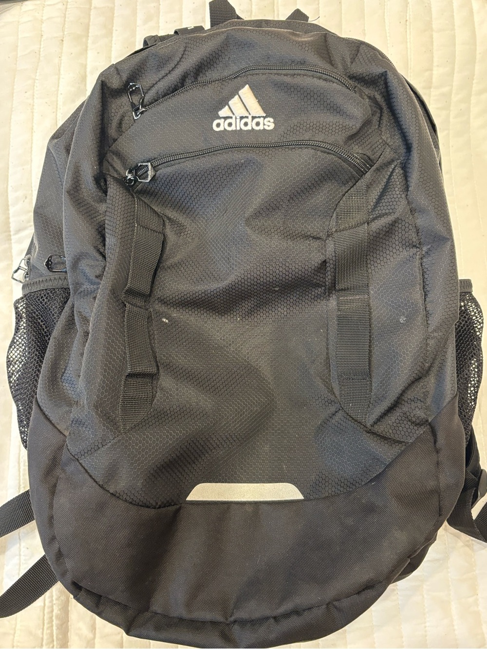 Adidas Excel V Backpack Black School Bag Heavy Duty 15.4 Laptop Sleeve Travel OS